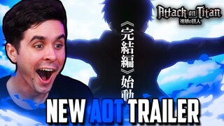 Attack On Titan FINAL SEASON Part 3 OFFICIAL TRAILER Reaction!