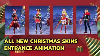 Updated Christmas Skins Eudora Christmas Carnival , Lancelot , Claude Zilong & Others Mobile Legends