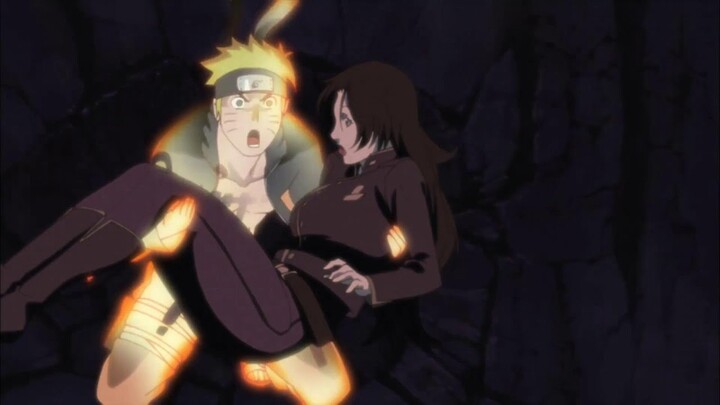 Naruto uses Minato's speed to save Shiseru - Naruto stops the destruction of Dark Saezuri!