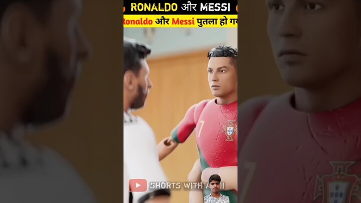 Ronaldo Messi ka cartoon putla hai #cr7 #ronaldofact #football #story #amazingfacts #messi #fact