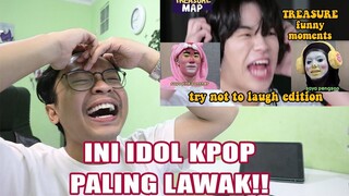 OHH INI TREASURE.... PELAWAK BERKEDOK IDOL KPOP! Try Not To Laugh Challenge!