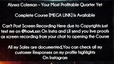 Alyssa Coleman  course - Your Most Profitable Quarter Yet download