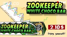 Zookeeper White Choco Bar