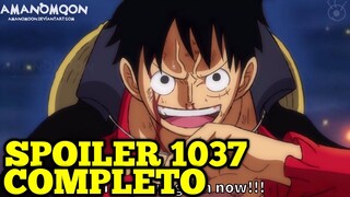 One Piece SPOILER 1037: Esta es una Locuraaaaa!!! COMPLETO