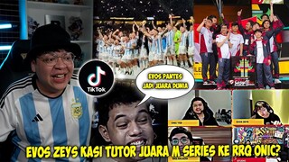 ZEYS NGASI TUTOR JUARA M SERIES KE RRQ ONIC?? REACT KALI INI FULL NGAKAK - KEREN (KNTNG REACTION) #8