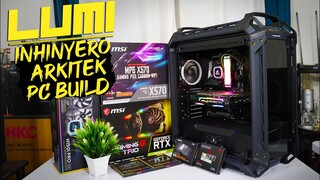 LUMI: AMD Ryzen 3900X Architect or Engineer & Gamer Timelapse 120K+ PC Build ft MSI RTX 2070  Super