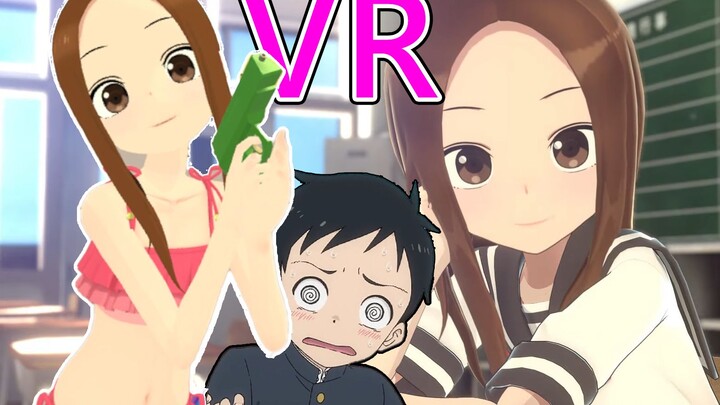 Sangat menyenangkan diejek oleh Takagi-san di VR!
