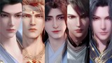 [Group Portraits of Chinese Comics Male Gods] Real handsome guys always look better the more they sh