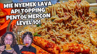 S4DIS! MIE NYEMEK INTERNET LAVA API LEVEL 10!! BELLA SAMPE NANGIS MAKANNYA😂😂😂