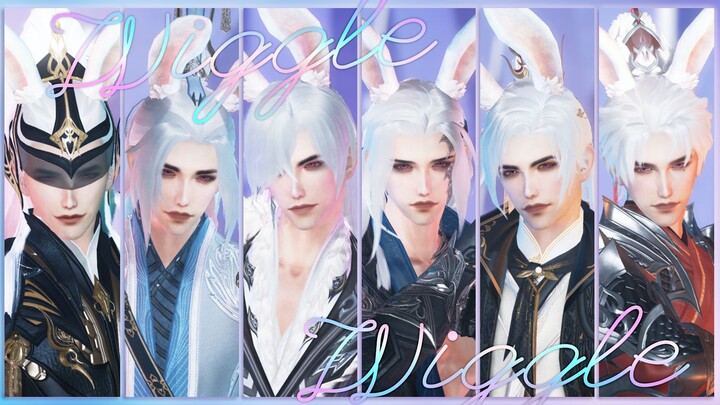 【Jian San MMD】Wiggle Wiggle『A tough guy should have rabbit ears in the Year of the Rabbit♡♡』