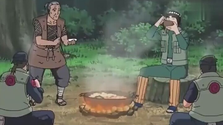 Naruto: Kai dẫn đội ăn nồi luộc quá phô trương, còn Kakashi thì thầm cười nhạo mình và ăn thực phẩm 