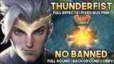 CHOU SKIN SCRIPT HERO [THUNDERFIST] FT. RECALL WITH ALL SOUND EFFECTS - MOBILE LEGENDS