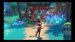 KUKI SHINOBU GAMEPLAY AND ANIMATIONS GENSHIN IMPACT 2.7