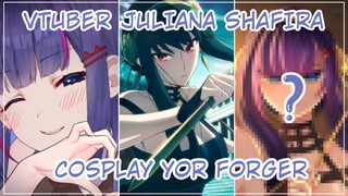 VTUBER JULIANA SHAFIRA COSPLAY YOR FORGER ✨❤️ (Spy X Family)