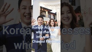 7 Korean Actresses Who Married Into Real-life Chaebol Families! #koreanactress #dramalist