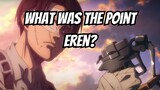 What Eren said to Levi in Paths (probably)