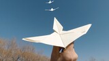 Máy bay giấy Fengshen Pterosaur, được sửa đổi bởi máy săn bầu trời, có thể bay ngay cả khi có gió