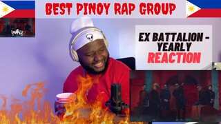 CALVIN REACTS to 🇵🇭 Ex Battalion - Yearly (Official Music Video) | BEST FILIPINO RAP GROUP🔥🔥🇵🇭🇵🇭