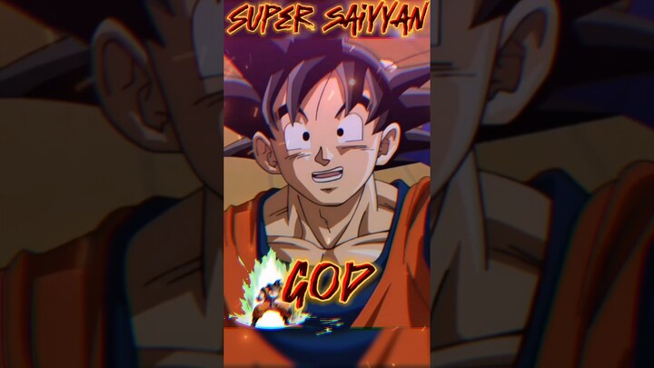 who is super saiyan god 😲| #goku #dragonball #voltstoon #anime