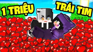 Nếu Như Noob Ruby Có " 1 TRIỆU TRÁI TIM " Trong Minecraft ?