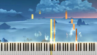 [เก็นชินอิมอิมแพกต์] Qingyunding BGM｢Above the Sea of Clouds｣Piano