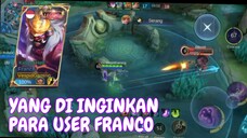 rasanya narik gini lebih berasa dan puas - gameplay Franco Mobile Legends bang bang