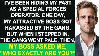 I've been hiding my past. One day, I rescued my boss who got harassed by the gang.