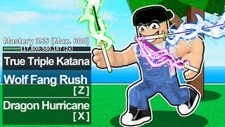 THE MOST POWERFULL BLADES! *True Triple Katana Showcase* Roblox Blox Fruits