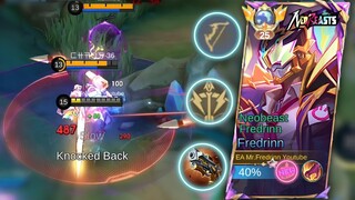 Marksman Emblem Fredrinn? SO GOOD! Fredrinn Best Build and Amblem 2024 | Mobile Legends