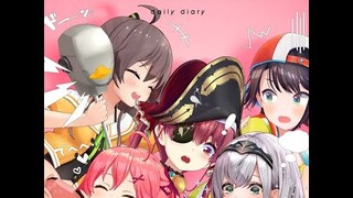 [Hololive Vietsub Original Song]Daily Diary-Miko,Matsuri,Subaru,Noel, Marine