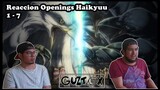 TO THE TOP! | REACCION OPENINGS DE HAIKYUU 1 - 7