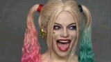 Harley Quinn versi mulut terbuka dari patung tangan kesetiaan tinggi