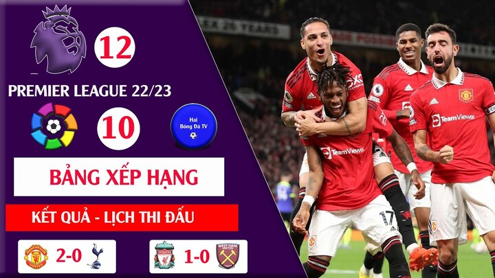 Kết quả bóng đá Ngoại hạng anh 22/23 Vòng 12 I Laliga 22/23 Tây ban nha vòng 10 I Bảng xếp hạng