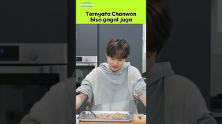 Reaksi Chanwon ketika makanannya gagal...