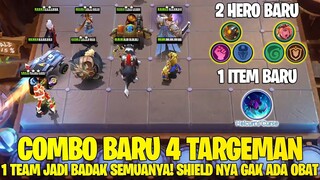 COMBO 4 TARGEMAN + LOLITA & JAWHEAD - TEBAL BANGET SHIELDNYA! BISA AUTO WIN 100% NIH! MAGIC CHESS ML