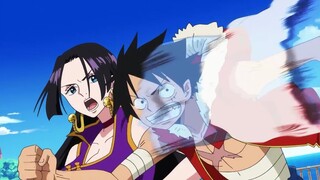 Setiap kali Luffy mengambil inisiatif, anak-anak berteriak-teriak menjadi One Piece