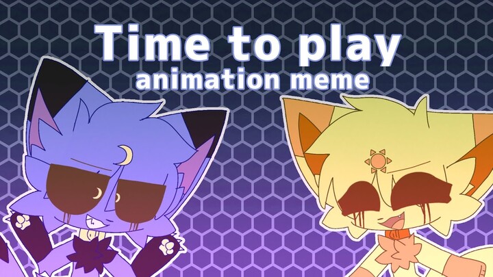 Time to play // animation meme [oc/gift?] // ⚠️flashing light⚠️
