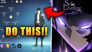 SUNG STATS UPDATE GUIDE!!!! This is so much IMPORTANT to understand!!! (Solo Leveling Arise)