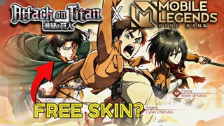 MLBB X ATTACK ON TITAN COLLAB FIRST LOOK | MLBB X AOT COLLAB