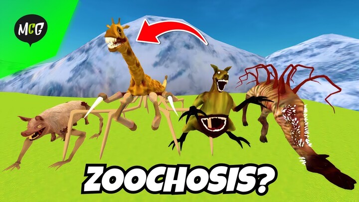 Mencoba Hewan Zoochosis di Garry's Mod Versi Android?