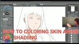 How To Colouring Skin Anime Cel Shading | Clip Studio Paint