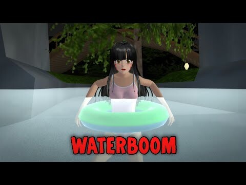 WATERBOOM || HORROR MOVIE SAKURA SCHOOL SIMULATOR