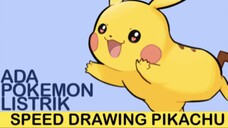 Menggambar Karakter Pikachu Dari Anime Jadul Pokemon!