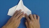 วิธีพับเครื่องบินกระดาษเลียนแบบทางเลือก! เครื่องบินกระดาษจำลองหางและหัวฉีดแนวตั้งที่แตกต่างกัน