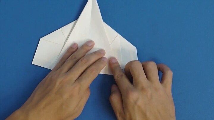Alternative folding method of imitation paper airplane! Different Vertical Tail & Nozzle Simulation 