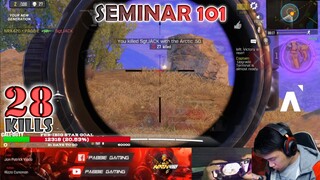 PABBIERU SNIPERU | SEMINAR 101 | UNBELIEVABLE SNIPER SHOTS | NRX 420 | CODM | GARENA