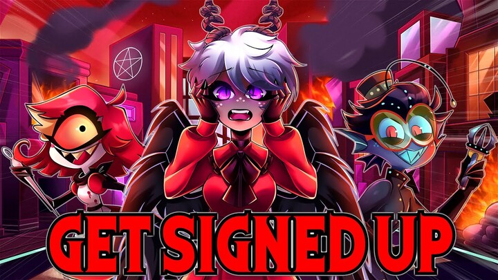 EMILY FALLEN ANGEL RECRUITER SONG - Get Signed Up | Hazbin Hotel Animatic |【Song By MilkyyMelodies】