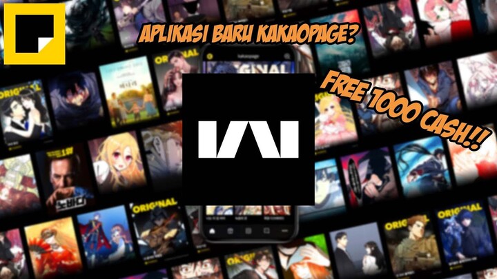 Kakaopage Bikin Aplikasi Baru? Free 1000 CASH!!!
