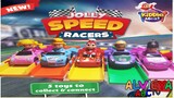 JOLLIBEE JOLLY SPEED RACERS -February 2020 Jolly Kiddie Meal Complete Set of 5 Toys