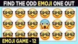 Glassman Emoji Odd One Out Emoji Games No 12 | Find The Odd Emoji One Out | Spot The Difference